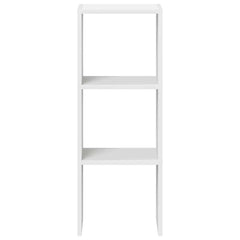 vidaXL Bookcase Stackable White 30x30x80 cm Engineered Wood 4