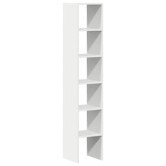 Bookcases 2 pcs Stackable White Engineered Wood, image 2