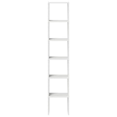 Bookcases 2 pcs Stackable White Engineered Wood, image 4