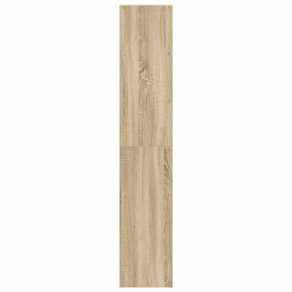 Bookcases 2 pcs Stackable Sonoma Oak Engineered Wood, image 5