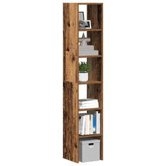 vidaXL Bookcases 2 pcs Stackable Old Wood 30x30x80 cm Engineered Wood 1