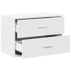 vidaXL Cabinet with 2 Drawers White 60x31x40 cm Engineered Wood 5
