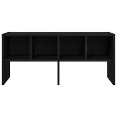 vidaXL Shoe Rack Stackable Black Oak 89.5x30x40 cm 4