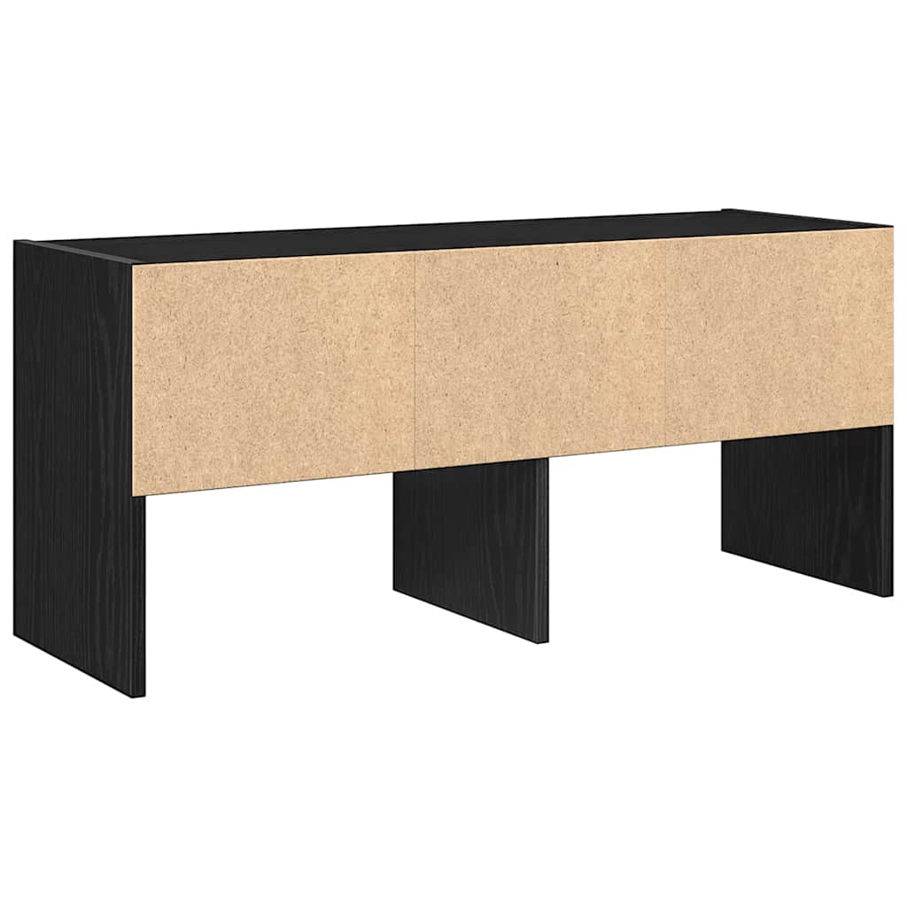 vidaXL Shoe Rack Stackable Black Oak 89.5x30x40 cm 6