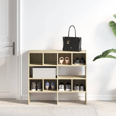 vidaXL Shoe Racks 2 pcs Stackable Sonoma Oak 89.5x30x40 cm 3