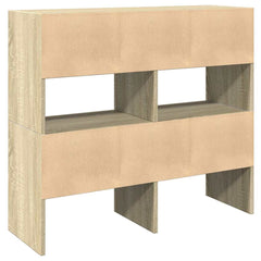 vidaXL Shoe Racks 2 pcs Stackable Sonoma Oak 89.5x30x40 cm 6
