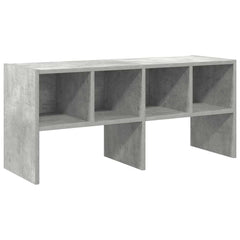 vidaXL Shoe Rack Stackable Concrete Grey 89.5x30x40 cm 2