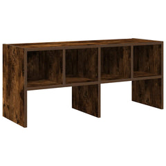 vidaXL Shoe Rack Stackable Smoked Oak 89.5x30x40 cm 2