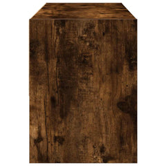vidaXL Shoe Rack Stackable Smoked Oak 89.5x30x40 cm 5
