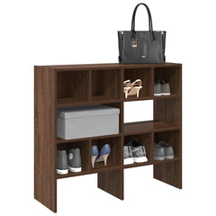 vidaXL Shoe Racks 2 pcs Stackable Brown Oak 89.5x30x40 cm 1