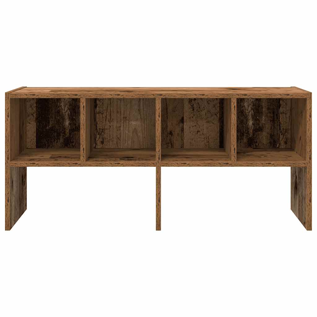 vidaXL Shoe Rack Stackable Old Wood 89.5x30x40 cm 4