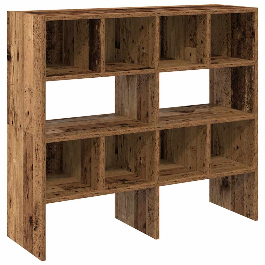 vidaXL Shoe Racks 2 pcs Stackable Old Wood 89.5x30x40 cm 2