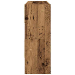 vidaXL Shoe Racks 2 pcs Stackable Old Wood 89.5x30x40 cm 5