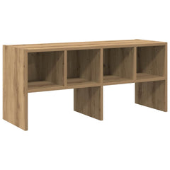 vidaXL Shoe Rack Stackable Artisan Oak 89.5x30x40 cm 2