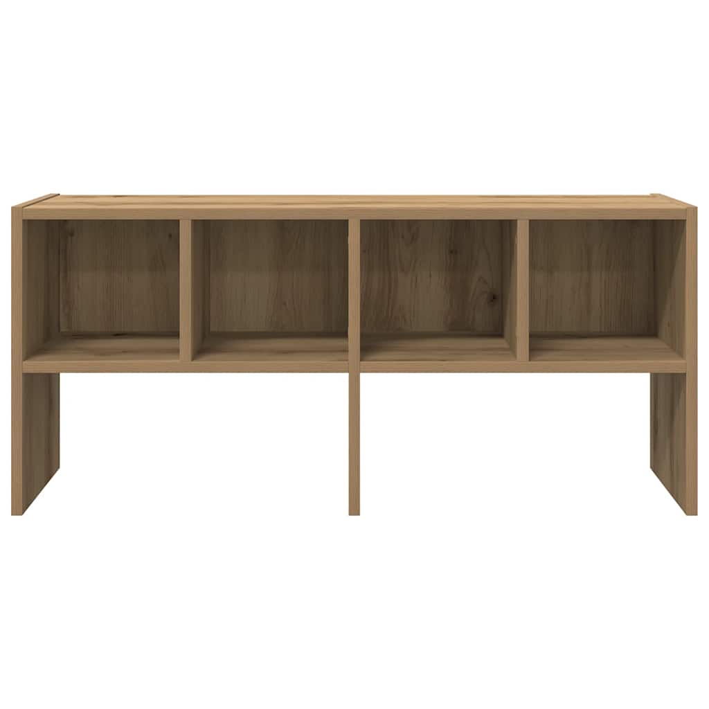 vidaXL Shoe Rack Stackable Artisan Oak 89.5x30x40 cm 4