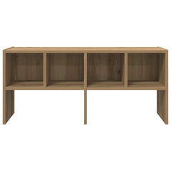 vidaXL Shoe Rack Stackable Artisan Oak 89.5x30x40 cm 4