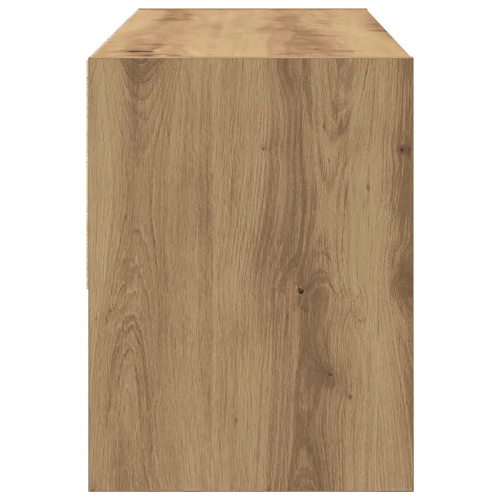 vidaXL Shoe Rack Stackable Artisan Oak 89.5x30x40 cm 5