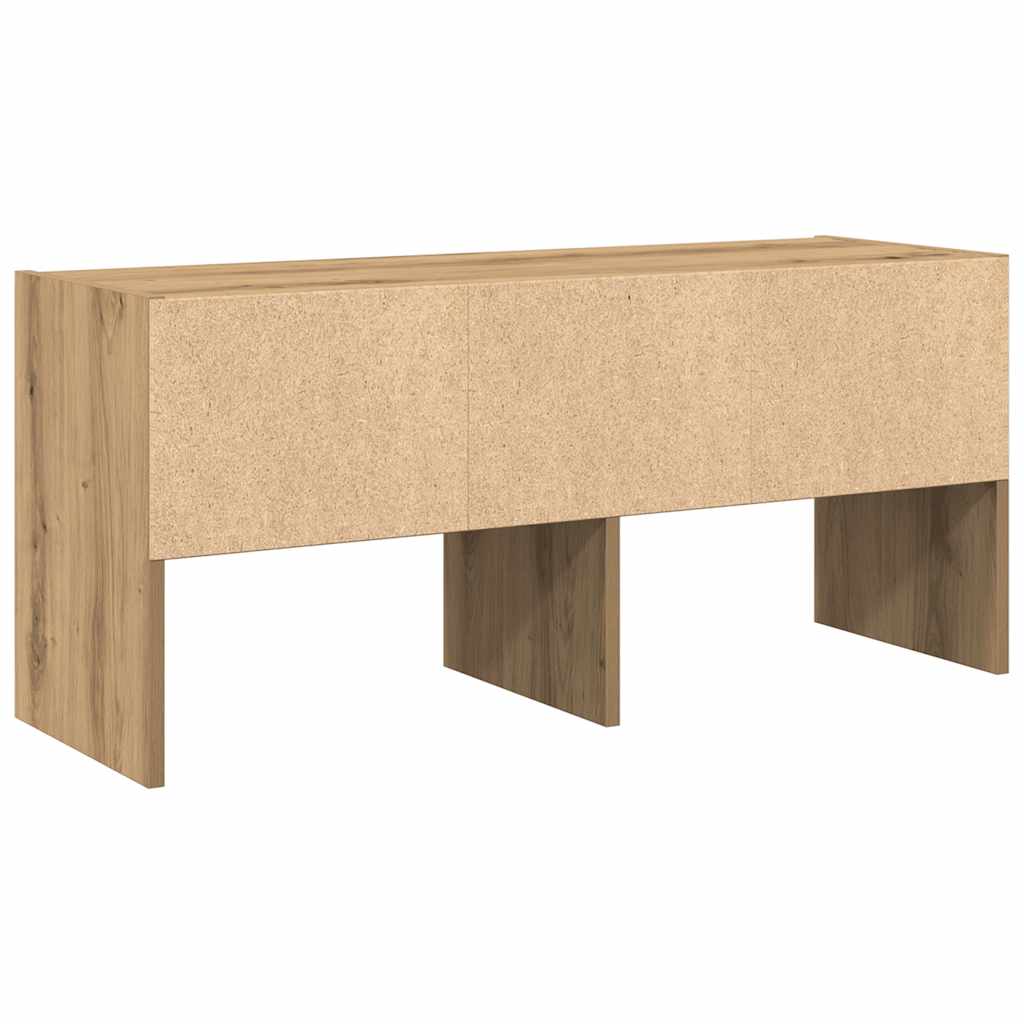 vidaXL Shoe Rack Stackable Artisan Oak 89.5x30x40 cm 6