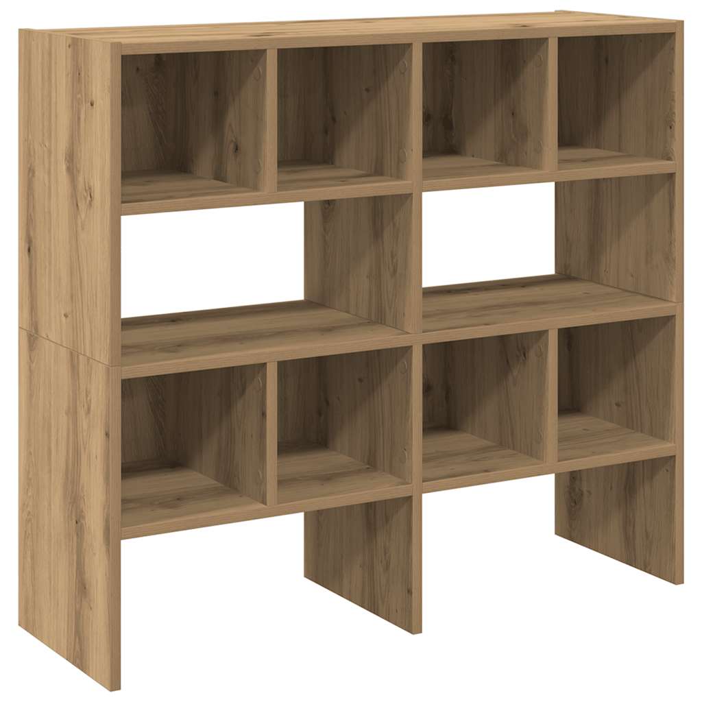 vidaXL Shoe Racks 2 pcs Stackable Artisan Oak 89.5x30x40 cm 2