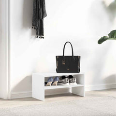 vidaXL Shoe Rack Stackable White 60x30x30.5 cm 3