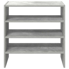 vidaXL Shoe Racks 2 pcs Stackable Concrete Grey 60x30x30.5 cm 4