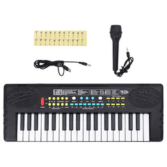 vidaXL 37 Keys Piano Electric Keyboard with Microphone for Kids 1