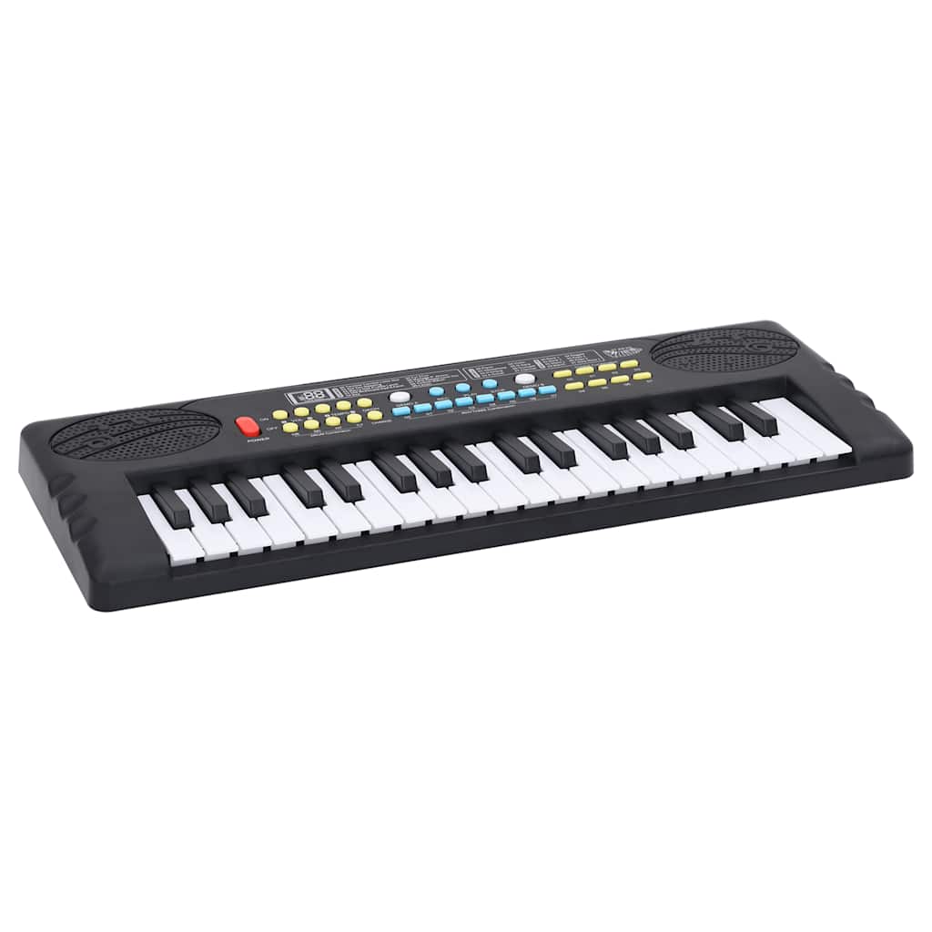 vidaXL 37 Keys Piano Electric Keyboard with Microphone for Kids 2