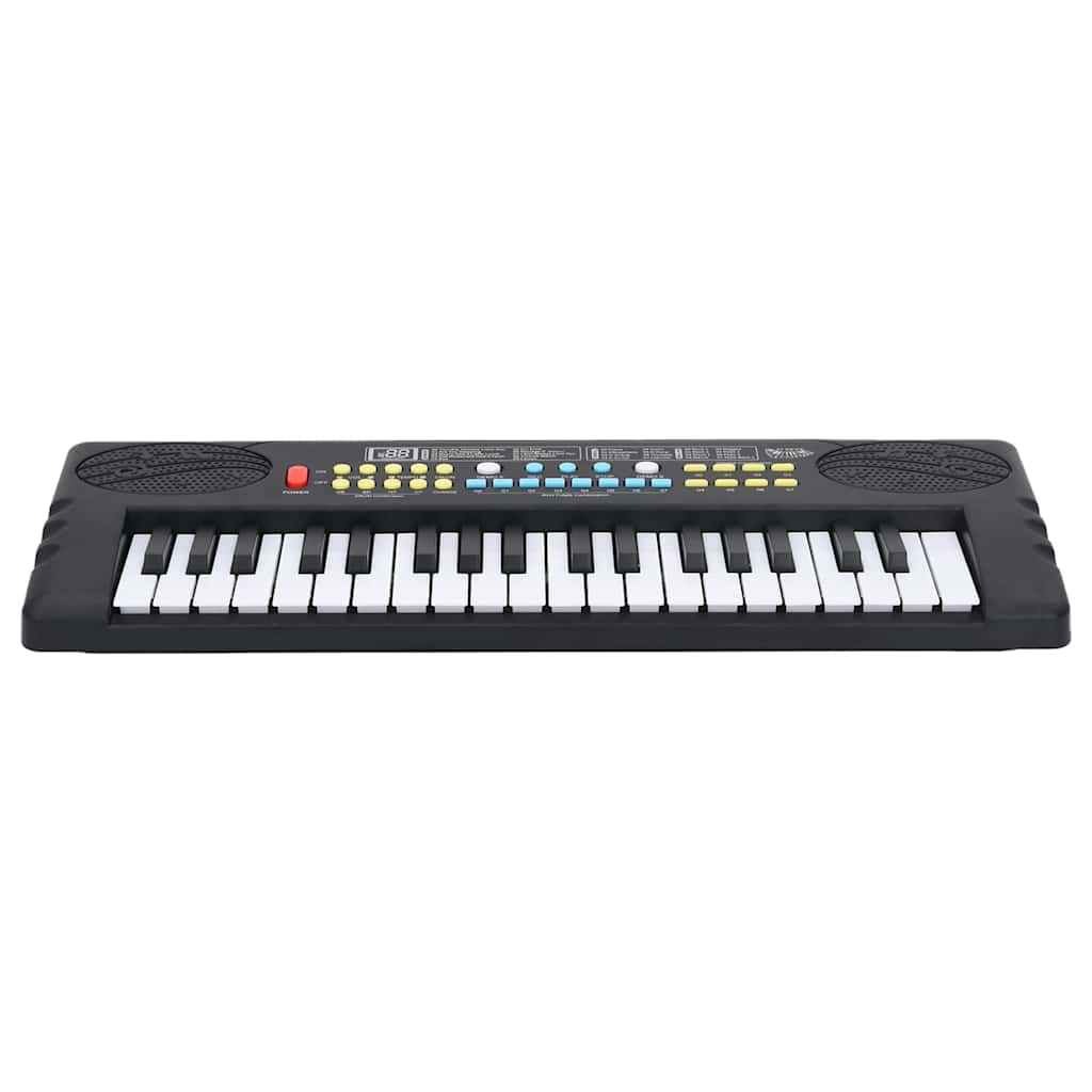 vidaXL 37 Keys Piano Electric Keyboard with Microphone for Kids 3