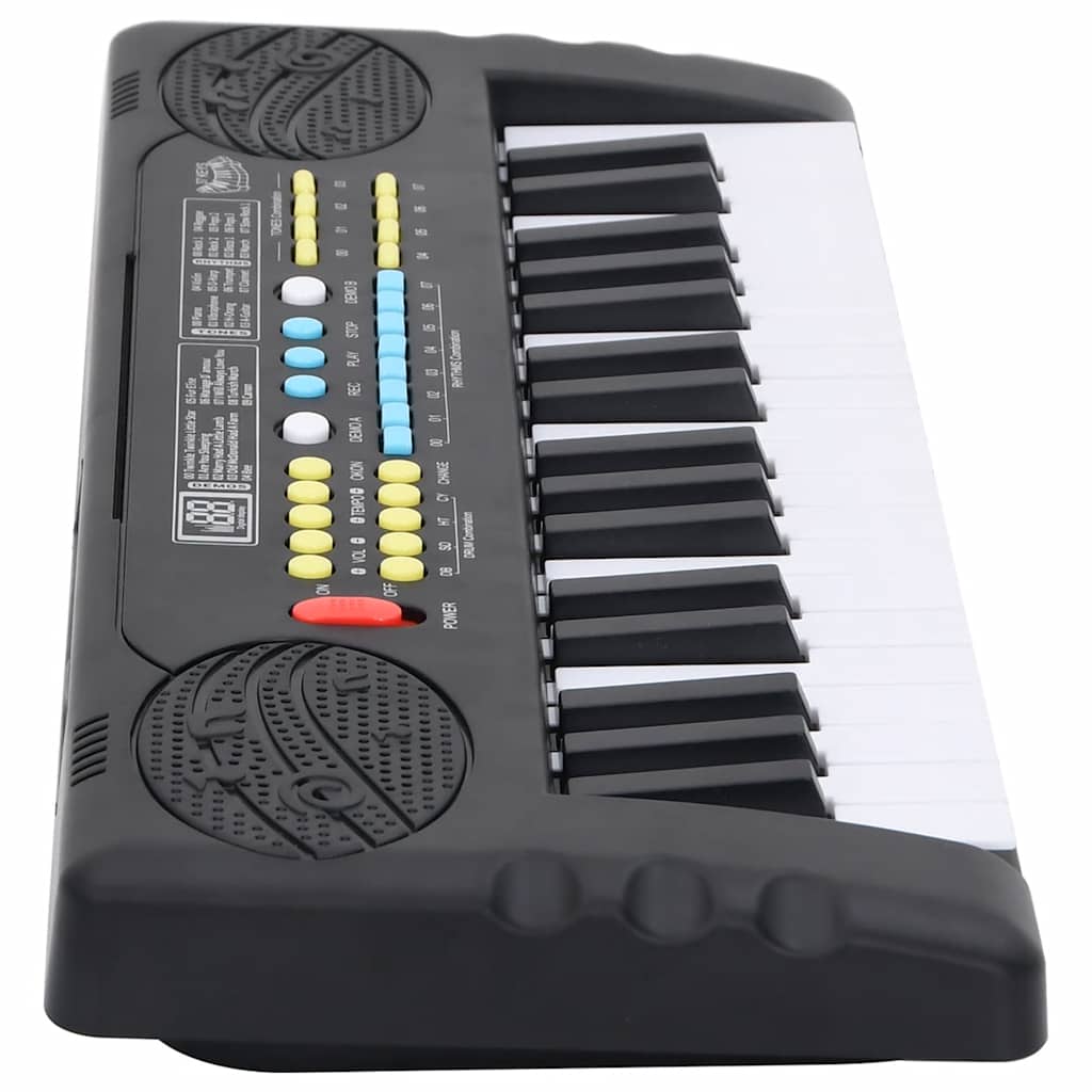 vidaXL 37 Keys Piano Electric Keyboard with Microphone for Kids 4
