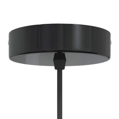 vidaXL Pendant Lamp Height Adjustable E27 Gloss Yellow Ø 31 cm Metal 5