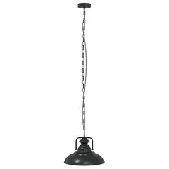 vidaXL Pendant Lamp E27 Black Ø 31 cm Iron 2