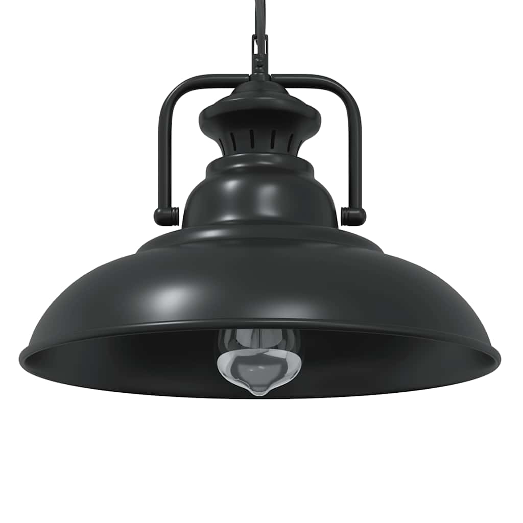 vidaXL Pendant Lamp E27 Black Ø 31 cm Iron 1