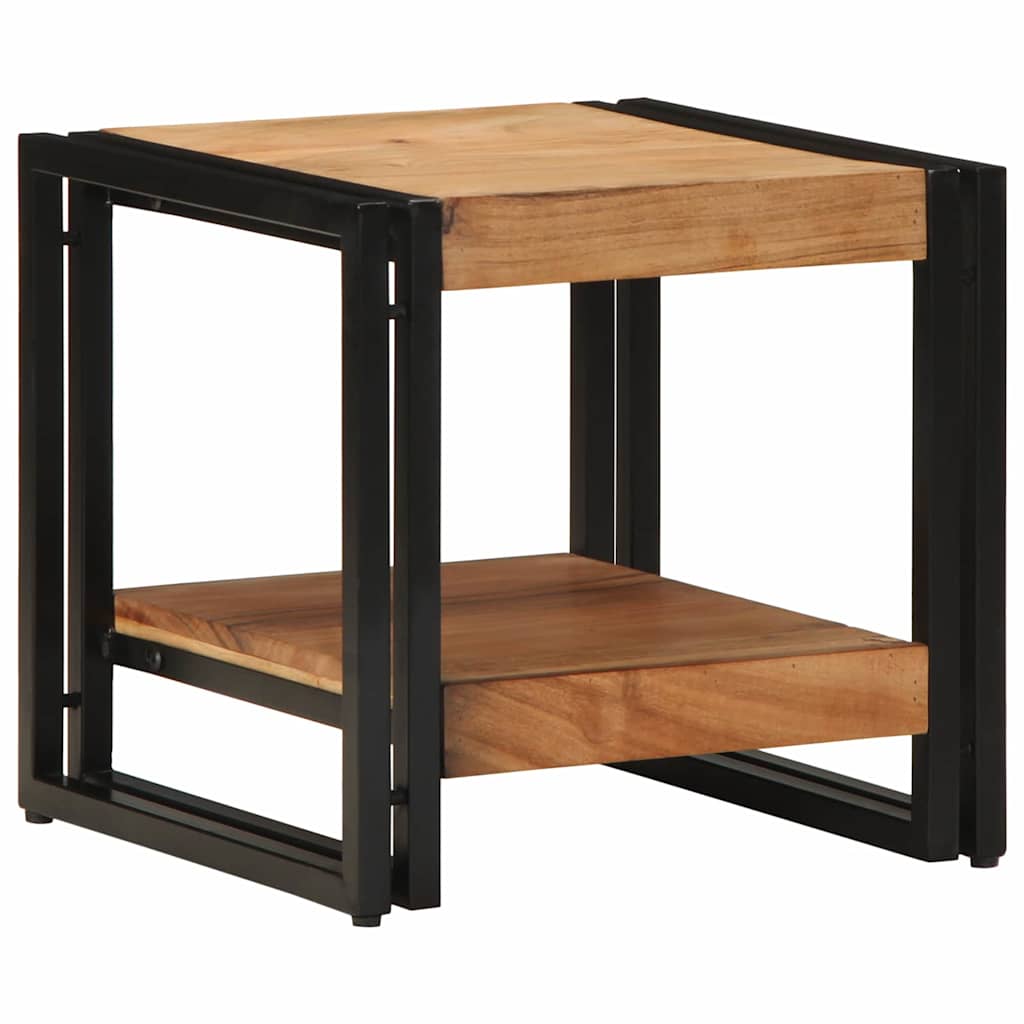 vidaXL Coffee Table Brown 40 x 40 x 38 cm Solid Acacia Wood 1