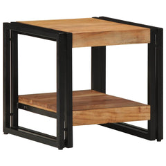 vidaXL Coffee Table Brown 40 x 40 x 38 cm Solid Acacia Wood 2