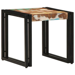 vidaXL Coffee Table Multicolour 40 x 40 x 38 cm Solid Reclaim Wood 2