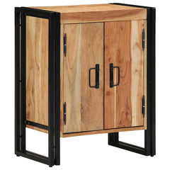 vidaXL Shoe Cabinet 56 x 35 x 70 cm Solid Acacia wood Brown 1