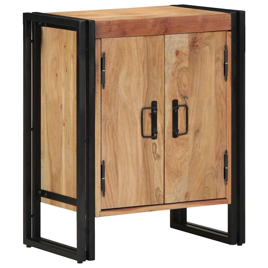 vidaXL Shoe Cabinet 56 x 35 x 70 cm Solid Acacia wood Brown 3