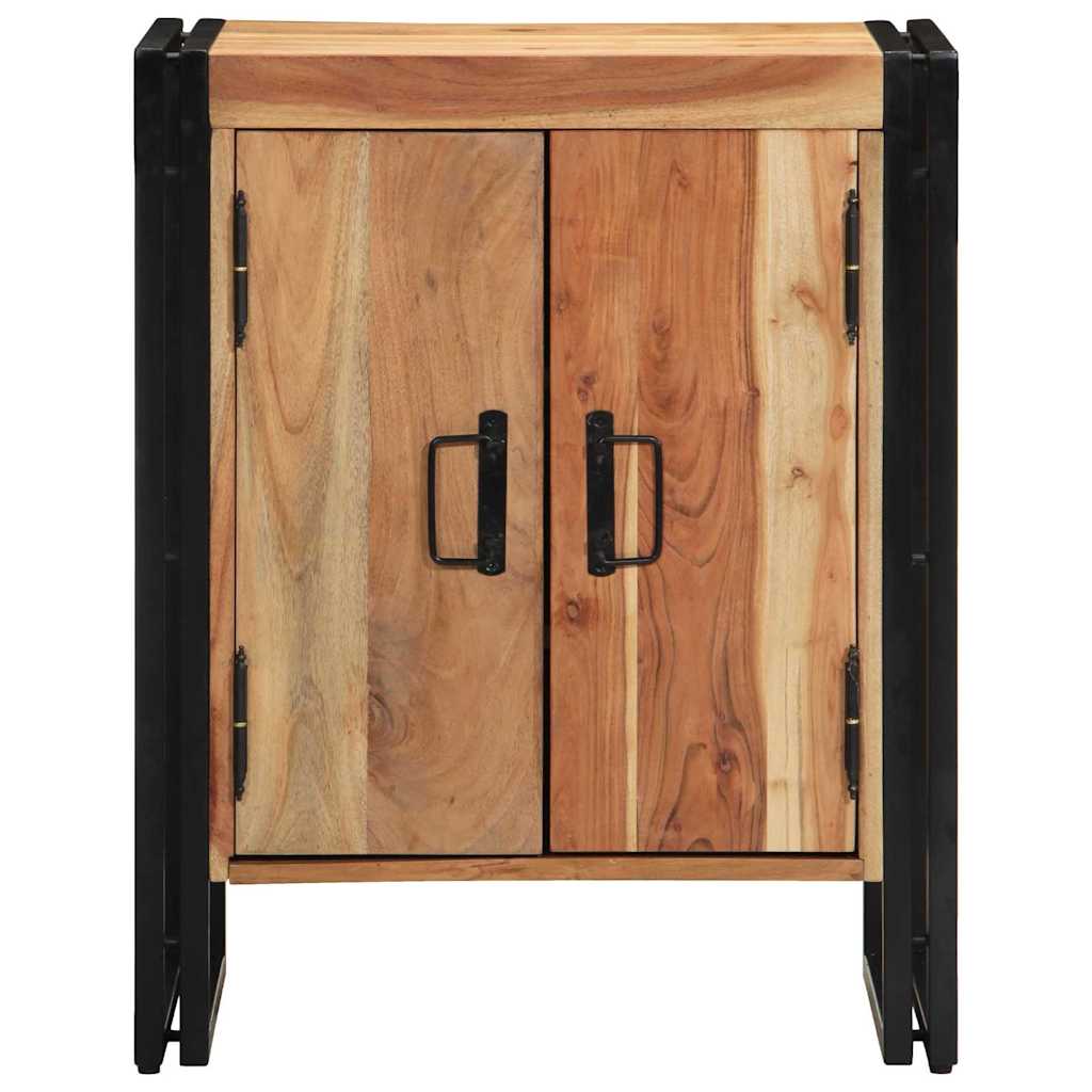 vidaXL Shoe Cabinet 56 x 35 x 70 cm Solid Acacia wood Brown 5