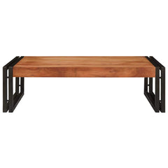 vidaXL Bathroom Shelf for Brown 80 x 50 x 23 cm Solid Acacia Wood 4
