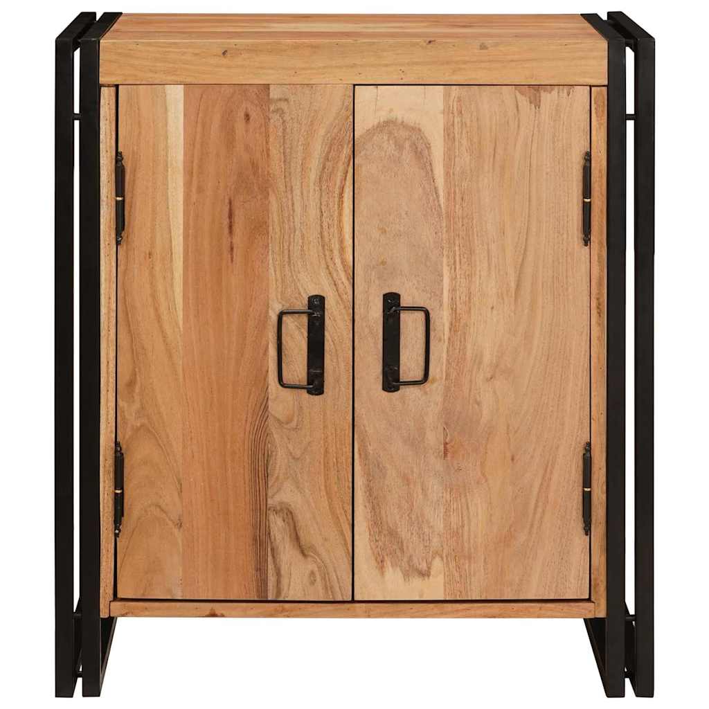 vidaXL Bedside Cabinet Brown 66 x 35 x 76 cm Solid acacia wood 5
