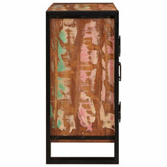 vidaXL Bedside Cabinet Multicolour Solid reclaimed wood 6