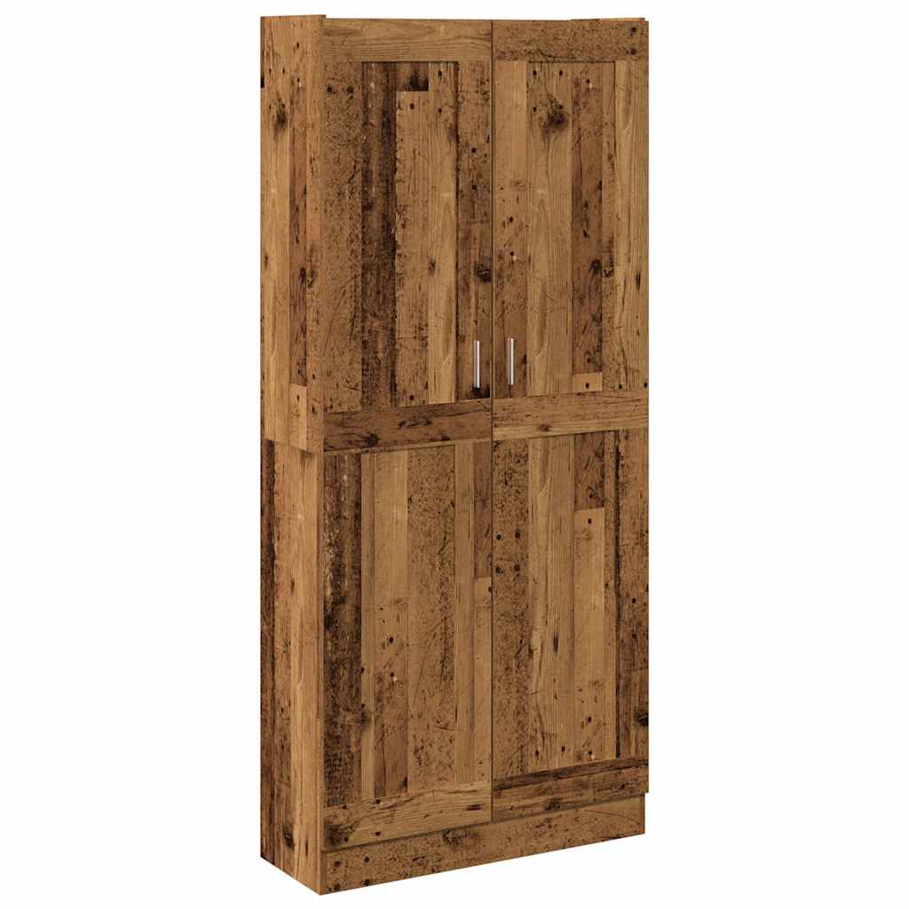 Highboard 82.5x30.5x185 cm Engineered Wood Old wood