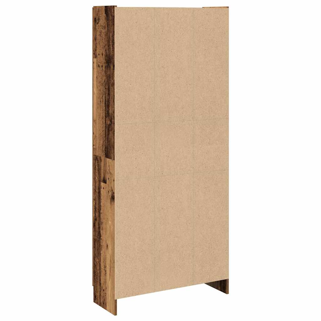 Highboard 82.5x30.5x185 cm Engineered Wood Old wood