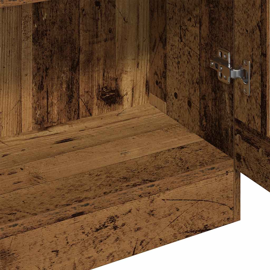 Highboard 82.5x30.5x185 cm Engineered Wood Old wood