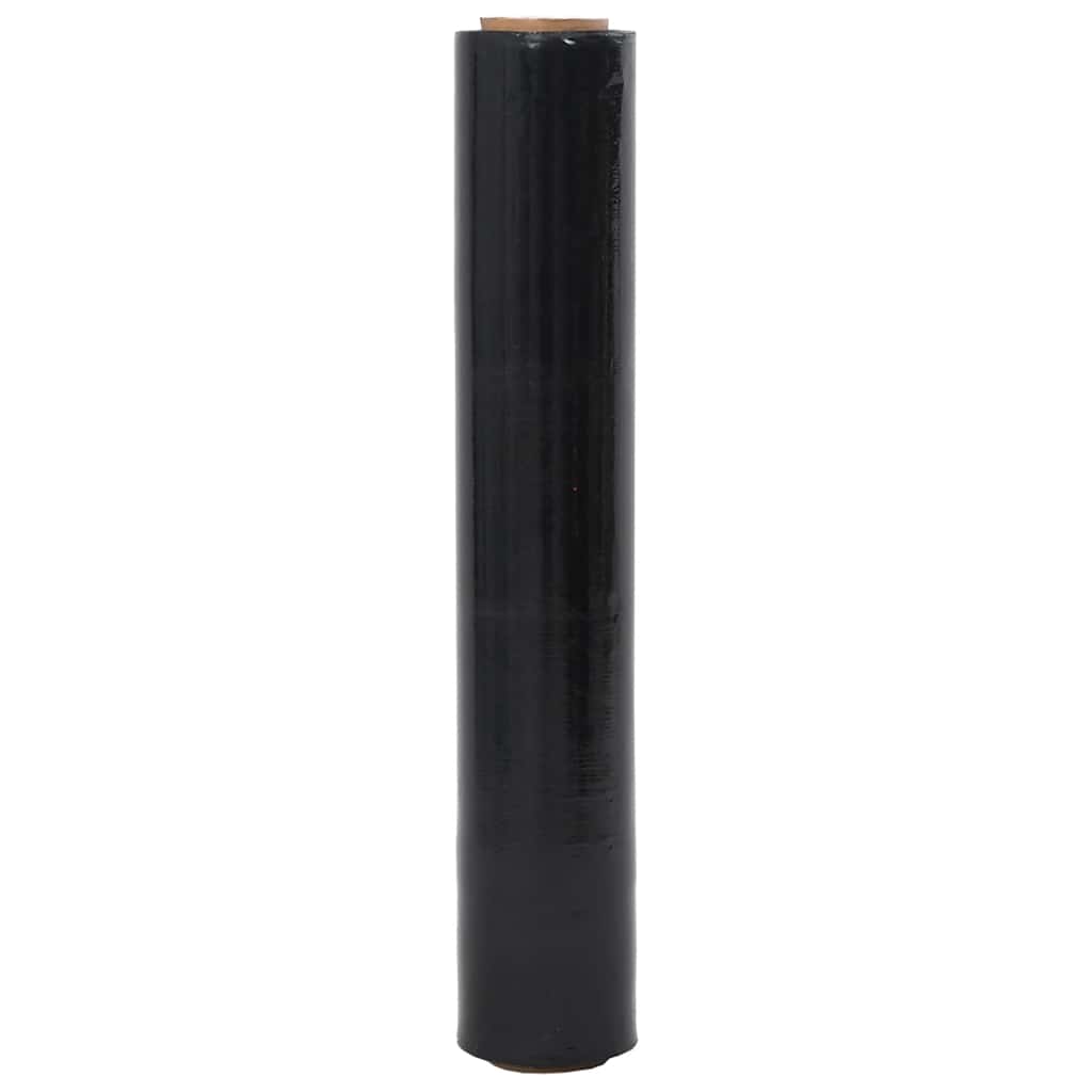 vidaXL Stretch Film 6 pcs Black 23 μm 50 cm x 150 m 4