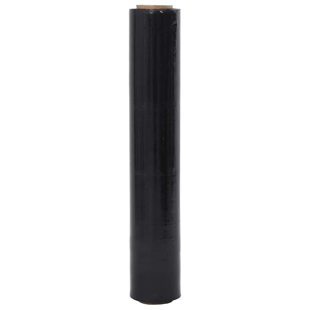 vidaXL Stretch Film 6 pcs Black 30 μm 50 cm x 150 m 4