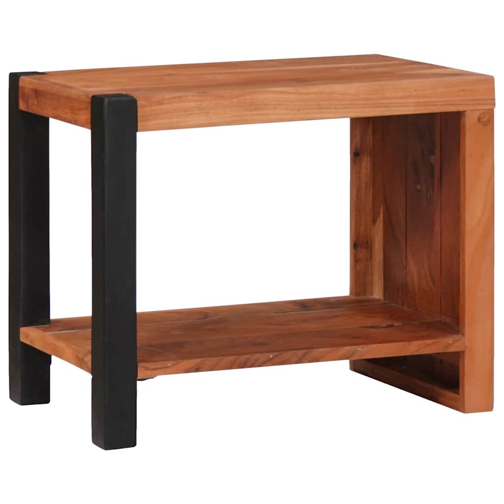 vidaXL Bookshelf Brown 50 x 30 x 40 cm Solid Acacia Wood 6