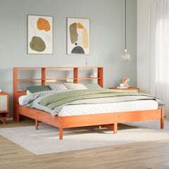 Bookcase Bed without Mattress Wax brown 200 cm 200 cm