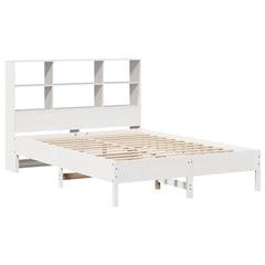 Bookcase Bed without Mattress White 160 cm 200 cm