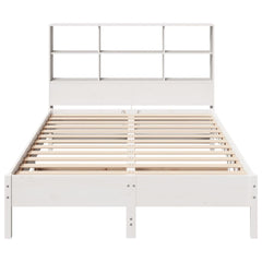 Bookcase Bed without Mattress White 160 cm 200 cm